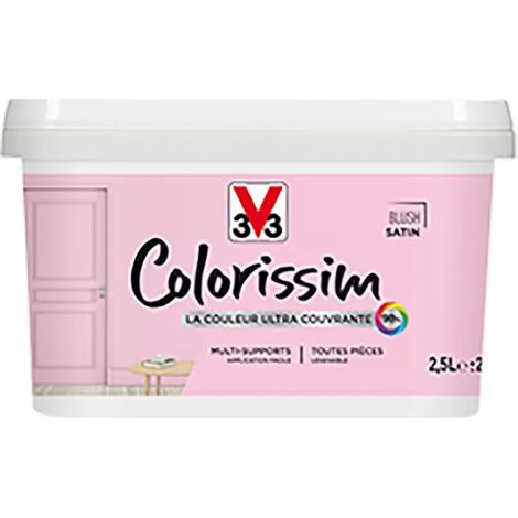 Peinture Multi-supports V33 Colorissim Satin Blush 2,5 L