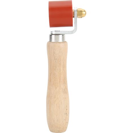 Rouleau de pression manuel en silicone de 1,1 pouce, roulement à 2 voies, outil de soudage résistant aux hautes températures jusqu'à 260 °C (rouge) (1/5)