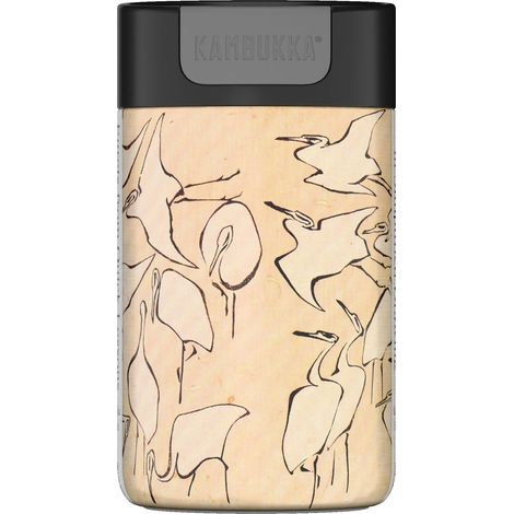 Taza térmica de 300 ml con diseño de garzas del Olimpo de Kambukka, del libro "Quick Lessons in Simplified Drawing" (Lecciones rápidas de dibujo simplificado). (1/5)