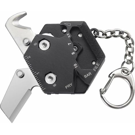 Outil Multifonction 14 en 1 Couteau Suisse outil de poche multifonction Porte clef multifonction pour Camping Randonnée (1/4)