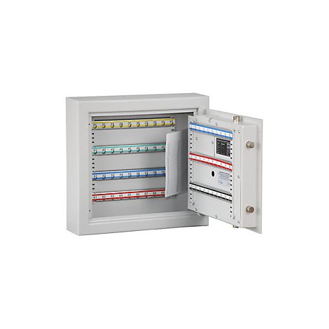 Caja de caudales para llaves  gris luminoso  listones de