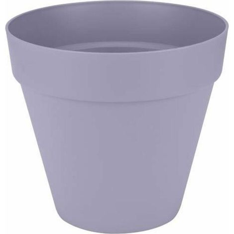 Elho Blumentopf lila mit Rollen und Wasserspeicher