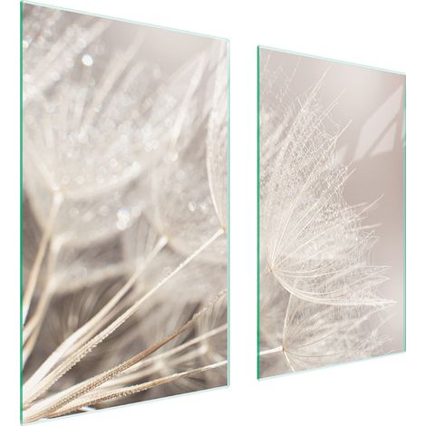 GLASSCHUTZPLATTE FÜR HERD 75x52 BLUME (1/5)