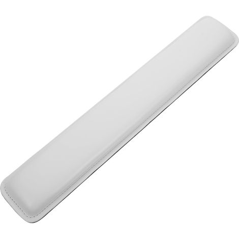 Repose-mains de Clavier Portable en Pu Blanc Stabilité sur Différentes Surfaces pour Bureau et Gaming, Confort Ergonomique pour Utilisateurs Prolongés (1/5)
