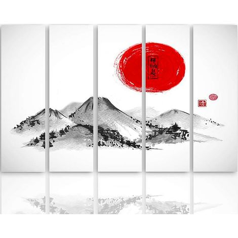 Tableau paysage japon 3 - 200 x 100 cm (1/5)