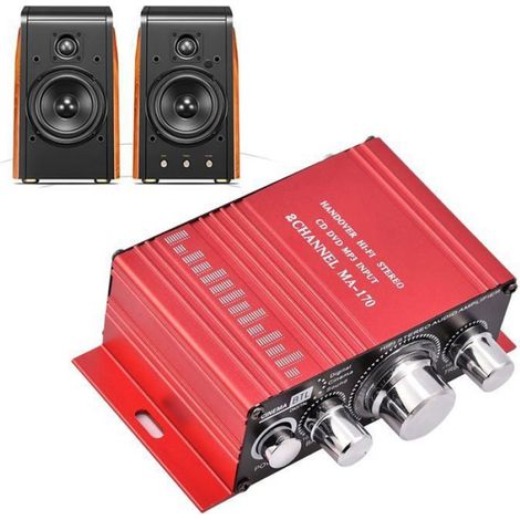 Amplificateur Stéréo, Electronics ARY 12V 2 Canaux HIFI Stéréo Bass Power Amplificateur Numérique (1/5)
