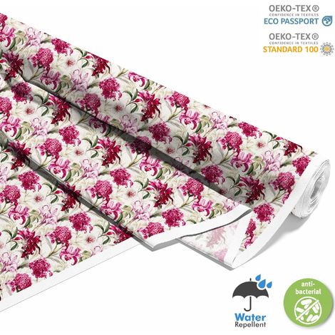 OUTDOOR DEKOSTOFFE OXFORD - Motiv Blumen I DX5656