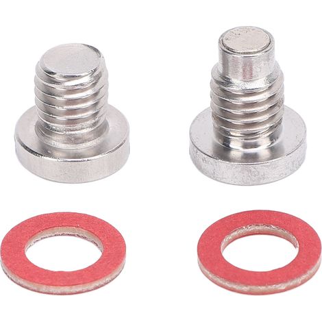 Eosnow Kit de vis de bouchon de vidange d'unité inférieure en acier inoxydable 90340 – 08002 pour moteur hors-bord 5HP 6HP 8HP 9.9HP 15HP 90HP 115 à 300HP