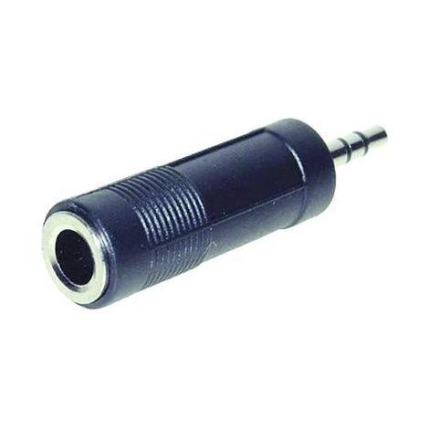TRU COMPONENTS Adaptateur jack Jack mâle 3.5 mm - Jack femelle 6.35 mm stéréo Nombre de pôles:3 1 pc(s) S306531 (1/2)
