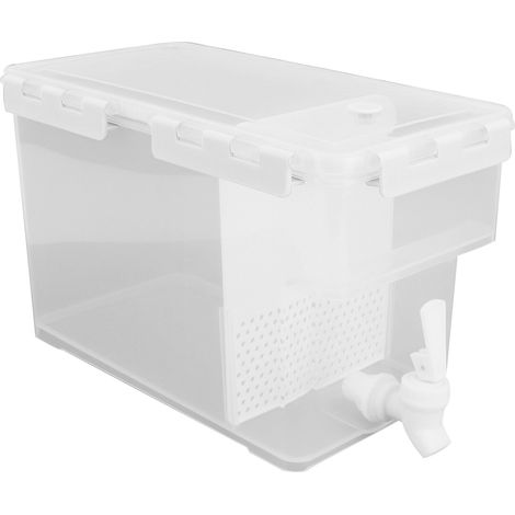 Bouilloire réfrigérée multifonction grande capacité 6L avec filtre, blanche, pour boissons froides. (1/5)