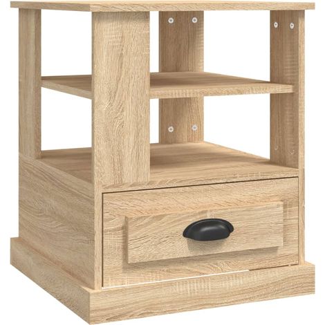 Maison Exclusive - Beistelltisch Sonoma-Eiche 50x50x60 cm Holzwer