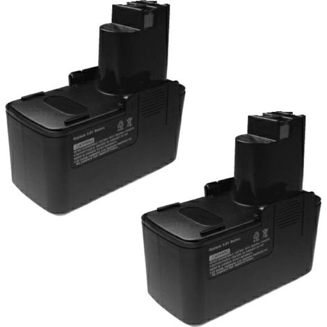 2x Hochleistungs Werkzeug Ni-MH Akku 9,6V 2000mAh für BOSCH GBM9.6 VES-1 GBM9.6 VES-2 GBM9.6 VES-3 GBM9.6 VSP-3 PBM9.6 VES-2 GDR90 PDR80 GSB 9.6VES-2 GSR 9.6 VE-2 GSR 9.6 VES-2 GSR 9.6 VPE-2 GBM (1/3)