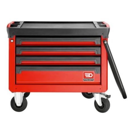 Facom – Chariot servante d'atelier 4 plateaux – Dimensions 560 x 460mm – Charge moyenne – Idéal pour professionnels