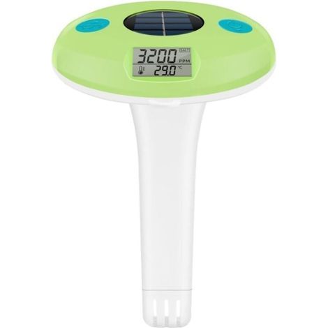 Thermomètre piscine solaire flottant. affichage numérique. facile à lire. IPX7. alimenté et à l'énergie solaire pour piscines. étangs. aquariums. bains de glace (1/3)