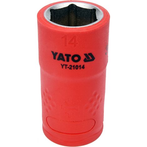 VDE-isolierte 14 mm Sechskant-Stecknuss 3/8"