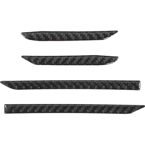 Baguette décorative en fibre de carbone pour haut-parleur de panneau de porte intérieur, compatible avec Honda CR-V 2016-2019 (1/4)