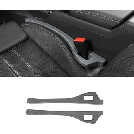 (2 pièces grises) Cache-joints de siège auto en PU étanche, accessoire universel pour BMW et Tesla Y (1/5)