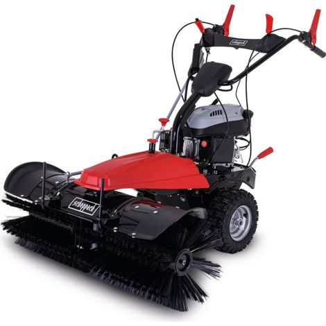 Scheppach Balayeuse thermique SC2200PE - 173cm³ - 4,9CV - 3 vitesses avant et 1 arrière - Démarrage électrique - Grand bac de ramassage et lame chasse-neige inclus (1/5)