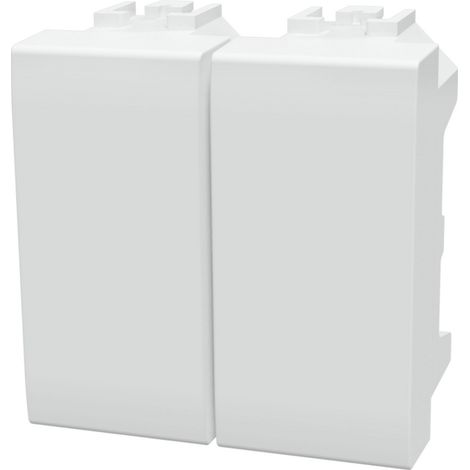 Tappo Falso Polo bianco compatibile anche con BTicino Livinglight 2 pezzi