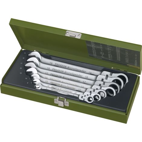 Proxxon MicroSpeeder-Satz mit Gelenk, 7-tlg., 8 bis 19 mm (1/2)