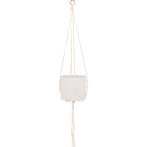 Porte-pot de fleurs, coton, 105 cm (1/2)