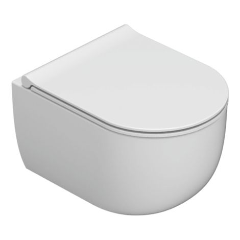 Cuvette murale sans rebord 46x34 cm Globo Mode MES03BI  Blanc - Céramique - Standard