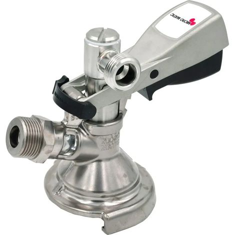 Robinet Plat Micro-Matic avec Perçage de Comptoir - Technique de Tirage Parfaite pour Bars et Gastronomie, Accepte Fûts Keg, Robuste en Acier Inoxydable, Installation Facile R 5/8" et R 3/4" (1/2)