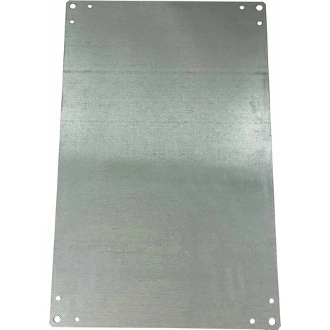 ARIA 64 Platine de montage tôle d’acier électrozinguée Sendzimir 2mm 4TBA831066C0100 ABB 831066