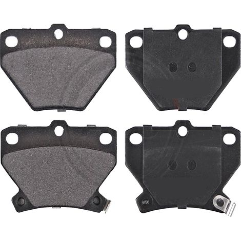 KIT PASTIGLIE FRENO POSTERIORI compatibile con TOYOTA YARIS VERSO (P2) / PASTIGLIE FRENANTI AUTO OEM P 83 052, / SOSTITUZIONE DIRETTA / BASSA POLVERE / SILENZIOSO