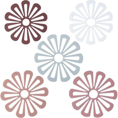 Dessous de Plat - Silicone à Fleurs - Antidérapants - Multi-Usages - 5 Couleurs (1/5)