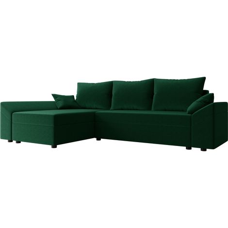 Canapé d'angle Memphis 130, Kronos 19, Fonction de couchage, Boîte de literie, 240x140x82cm, 0 (1/5)
