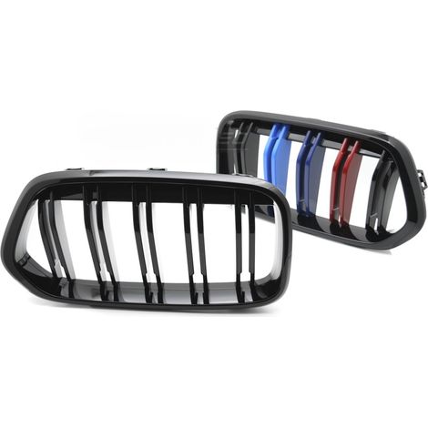Grille calandre BMW X2 F39 de 2018 a 2023 Noir Brillant 3 couleurs-42678472 (1/4)