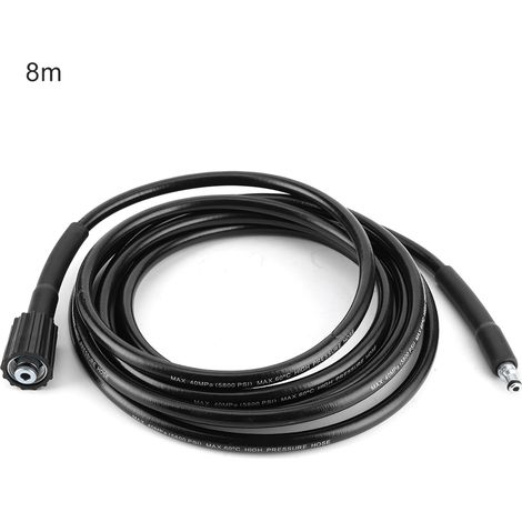 Hose Haute Pression - Raccord M22 - 40 MPa - Compatible Nettoyeurs Haute Pression Modèles C100 à C140 - Longueur au Choix (1/5)