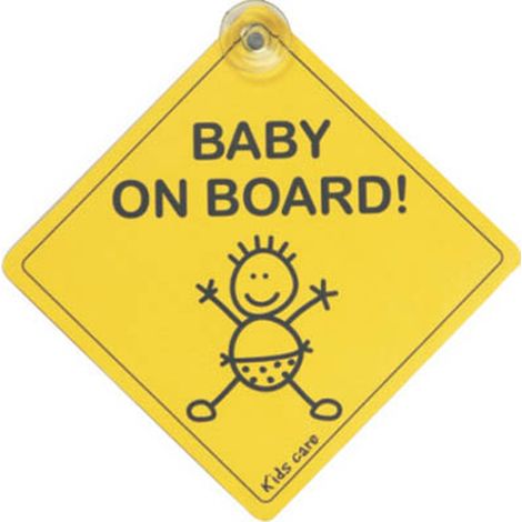 Kids Care 'Baby on board'-Saugnapf-Sticker, Doppelpack (1/2)