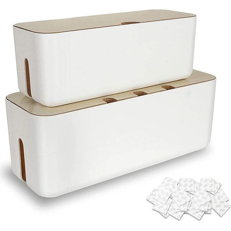 Boîtes de rangement pour câbles, cache-multiprise et organisateur de câbles (1/5)