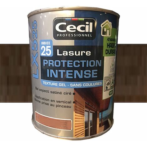 Lasure LX525 Protection Intense CECIL Bois torréfié 5 L