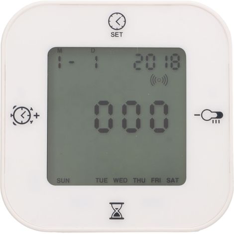 Thermomètre numérique multifonction hygromètre horloge vocale haute précision température humidité contrôle vocal (1/5)