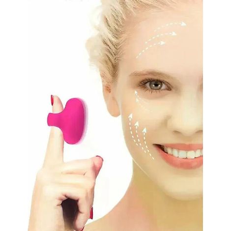 Mini anneau de massage de poche pour le visage et les yeux, portable, rechargeable par USB, étanche, pour le visage, les yeux et le corps. Soulage la fatigue. Outils de soin du visage et de la peau. (1/4)