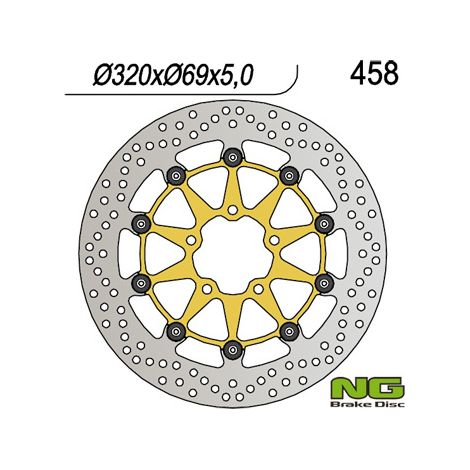 Disco de freno flotante Suzuki GSXR600/750/1000/1300 Hayabusa '97-'07