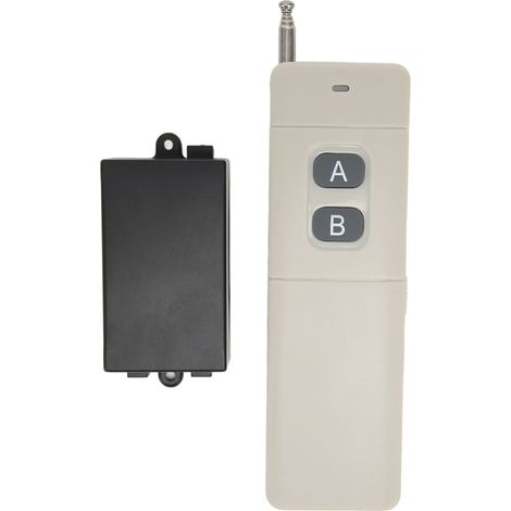 Télécommande sans fil 12V DC avec relais 10A pour lampes, TV, moteur, ventilateur, caméra (1/5)
