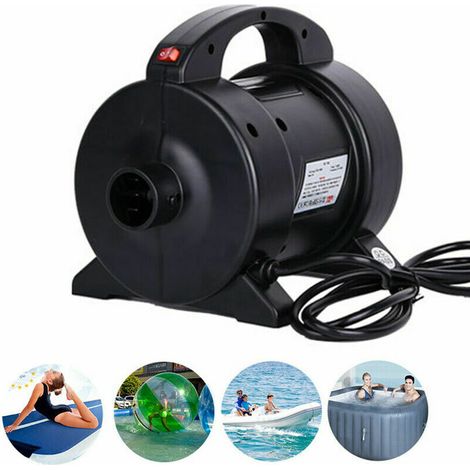 Pompa elettrica portatile 1600W per materassi gonfiabili: rapida, 2 bocchette, adatta per materassi e barchi pneumatici (1/3)