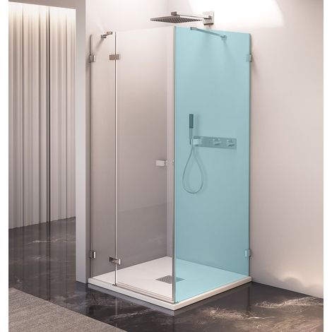 FORTIS EDGE porte de douche alcôve 1200mm, verre clair, gauche (1/5)