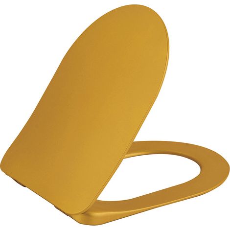 Sapho Paula - WC-Sitz Slim, Duroplast, Soft Close, gold KC0903 (1/7)