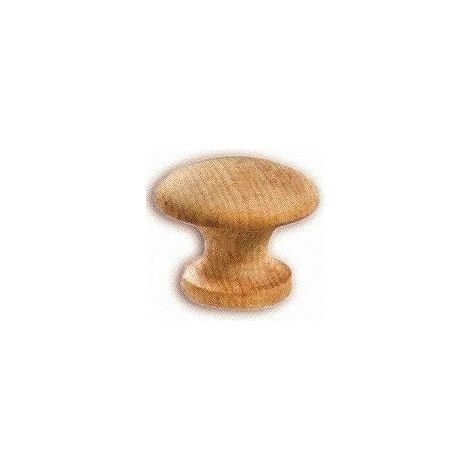 Pomolo In Legno di Faggio finitura Grezza misura 32 mm art.03.2003 2pz (1/2)
