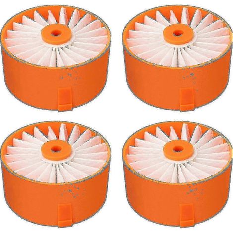 Lot de 4 filtres de rechange pour aspirateur balai sans fil Black+Decker Powerseries Extreme BSV2020 (1/4)