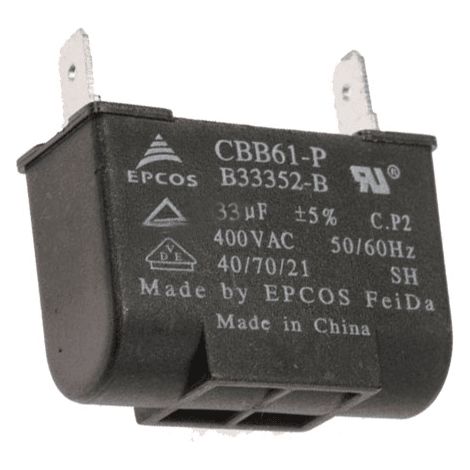 CONDENSATEUR 0,9UF 370/400V 50HZ POUR CLIMATISEUR LG - 3H01487G (1/2)