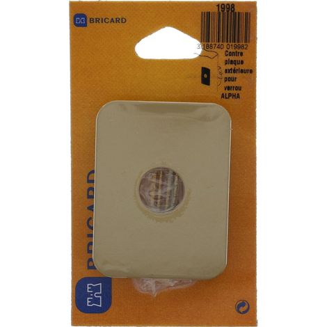 Contreplaque Dorée pour Verrou Alpha
