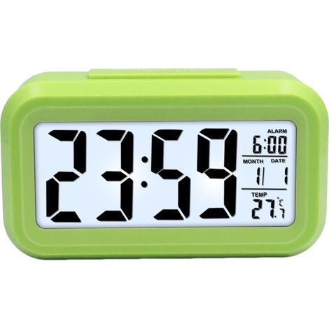 Réveil intelligent avec température, alarme silencieuse et rétroéclairage, horloge électronique créative (1/5)