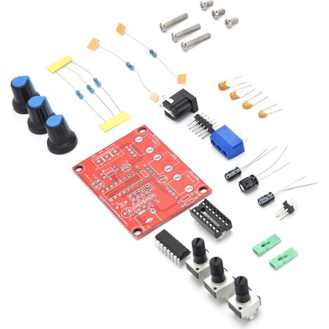 Kit générateur de signaux DIY, module de fréquence et de fonction sinusoïdale, triangulaire et carrée réglable XR2206 (1/5)
