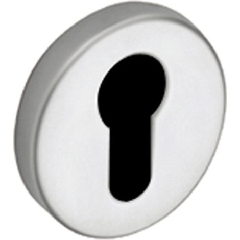 Set Rosette Escutcheon Bézault 6371 pour clé simple Chrome fini velours